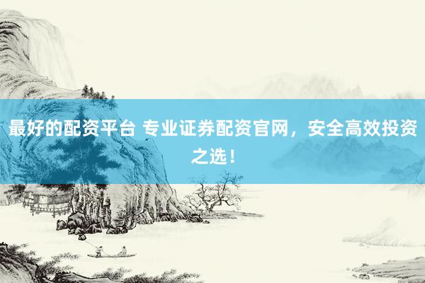最好的配资平台 专业证券配资官网，安全高效投资之选！