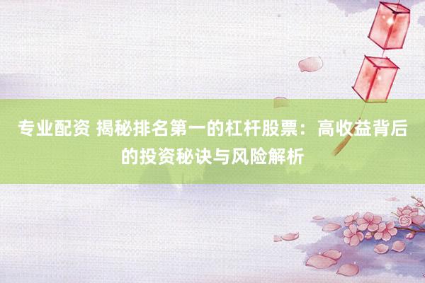 专业配资 揭秘排名第一的杠杆股票：高收益背后的投资秘诀与风险解析