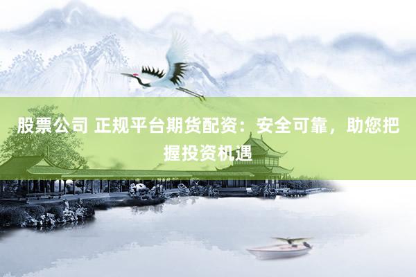 股票公司 正规平台期货配资：安全可靠，助您把握投资机遇