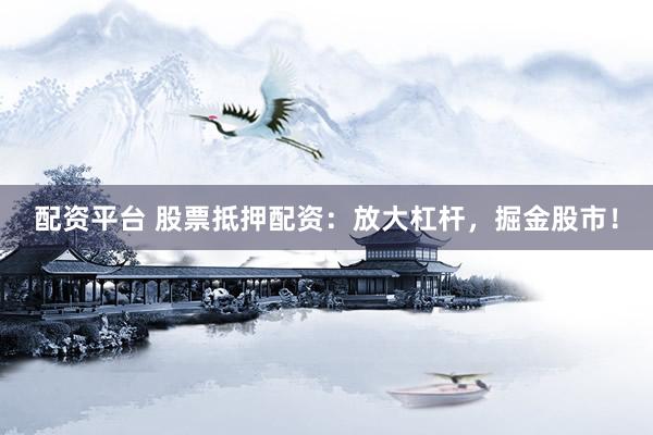 配资平台 股票抵押配资：放大杠杆，掘金股市！