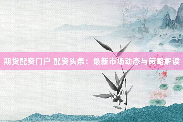 期货配资门户 配资头条:最新市场动态与策略解读